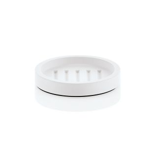 Stone SA Freestanding Soap Dish in Matte White