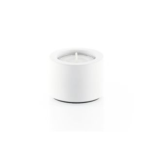 Stone TLH Candle Holder in Matte White