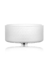 Emilie 711 Round Hand-Cut Opaque Crystal Vessel Bathroom Sink, 14.4"