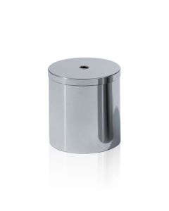 DW 115 Bathroom Wastebasket in Polished Stainless Steel