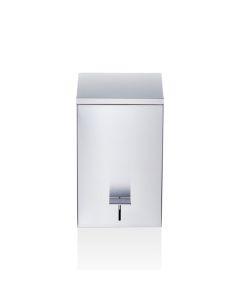DW TE 70 Bathroom Wastebasket in Matte Stainless Steel
