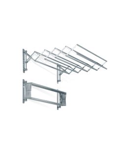 DW 700 Extendable Towel Rack in Polished Chrome, 25.2"