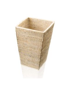 DW BASKET KK Bathroom Wastebasket in Light Rattan