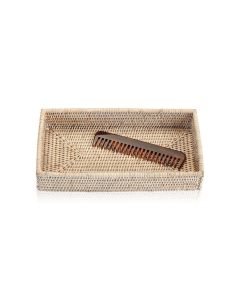 DW BASKET TAB 2 Rattan Vanity Tray