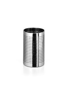 Basket 5346 Bathroom Wastebasket in Polished Stainless Steel