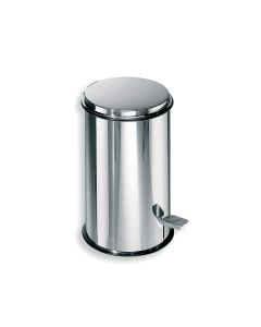 Basket 5347 Bathroom Wastebasket in Polished Stainless Steel