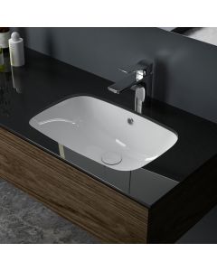 Bloom 55U Ceramic Undermount Bathroom Sink, 21.7"