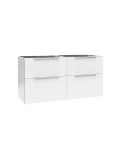 Dalia C120D Base Double Wall Mounted / Floating Bathroom Vanity, Base Only, 46.4"