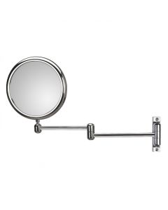 Doppiolo 40/2 Round Wall Mounted Two-Arm Magnifying Makeup Mirror