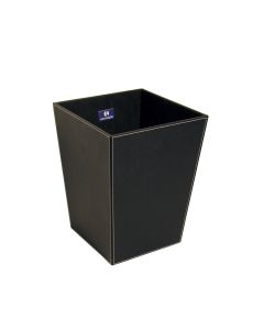 Ecopelle 2603 Leather Bathroom Wastebasket