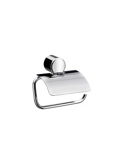 Fino 8400.001.00 Toilet Paper Holder with Cover in Polished Chrome