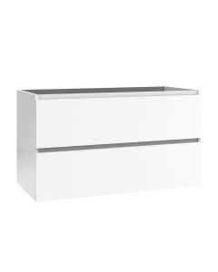 Flora C100 Base Wall Mounted / Floating Bathroom Vanity, Base Only, 38.9"