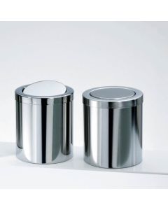 Harmony 213 Bathroom Wastebasket in Polished Stainless Steel