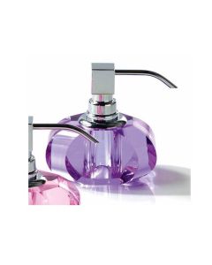 Harmony 518 Freestanding Violet Crystal Soap Dispenser