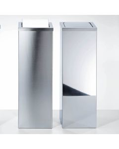 Harmony 208 Bathroom Wastebasket in Polished Stainless Steel