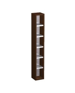 Iside 51.51.03.246 Wall Mounted Mirrored Bathroom Cabinet in Wenge Wood