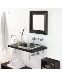 Iside 51.56.80.246 Bathroom Countertop in Wenge Wood, 23.6"