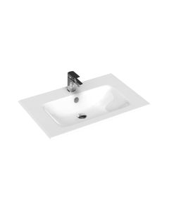 Joy PI 70 Drop-in Bathroom Sink in Glossy White, 28.0"