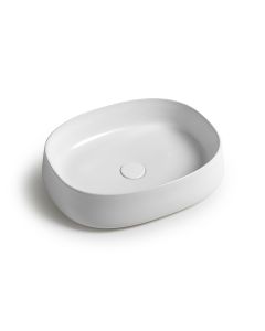 Mood JU 50.40 Oval Ceramic Vessel Bathroom Sink, 20.5"