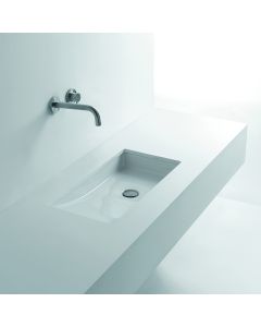 Om in 68 Ceramic Undermount Bathroom Sink, 26.8"