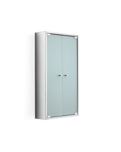 Pika 51574.81 Wall Mounted Mirrored Medicine Cabinet in Polished Stainless Steel