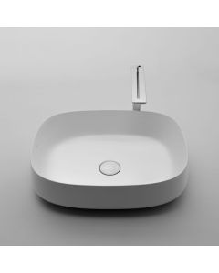 Seed 55.42 Ceramic Vessel Bathroom Sink, 21.9"