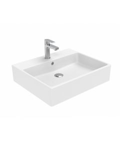 Simple 60.50A Rectangular ADA Compliant Vessel or Wall Mounted Bathroom Sink, 23.6"