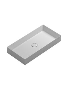 Track 70.35 Rectangular Ceramic Vessel Bathroom Sink, 27.6"