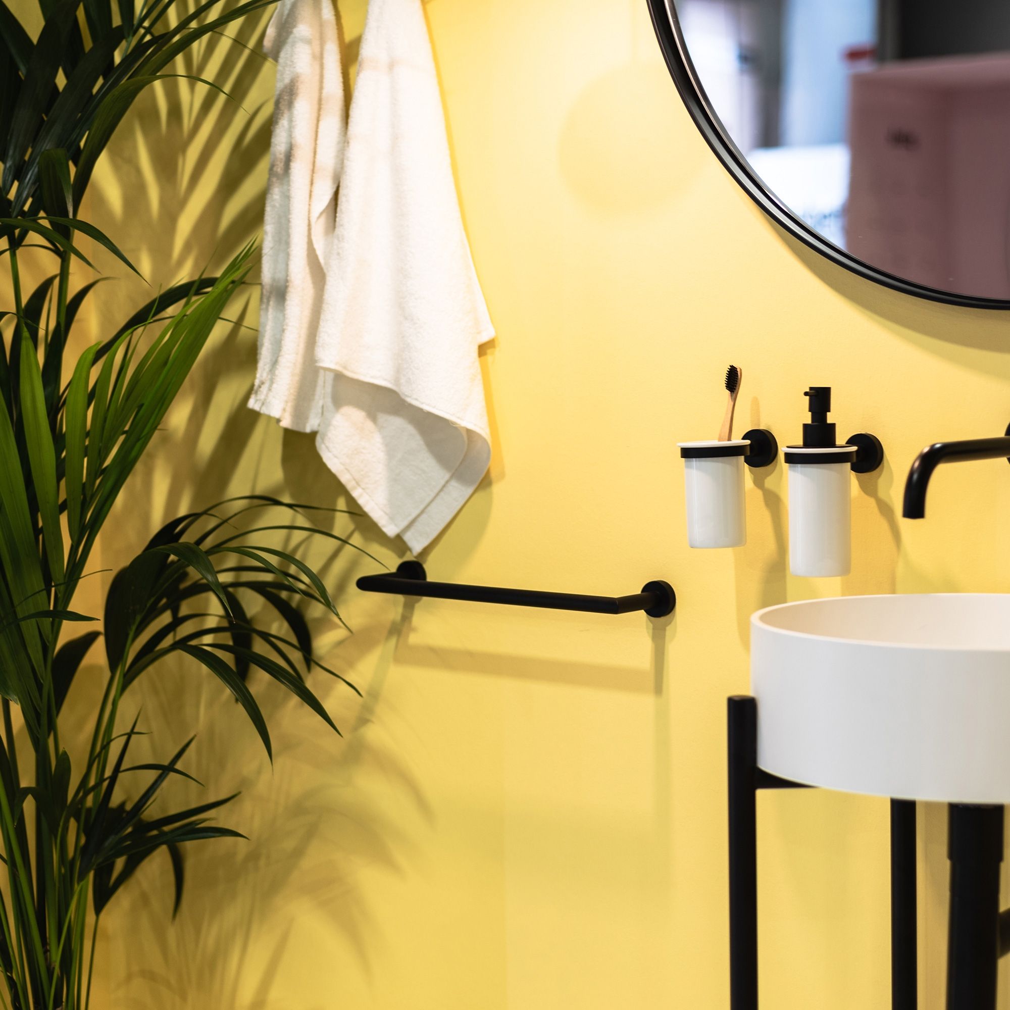 Importance of Creative Bathroom Decor - Matte Black Towel Bar